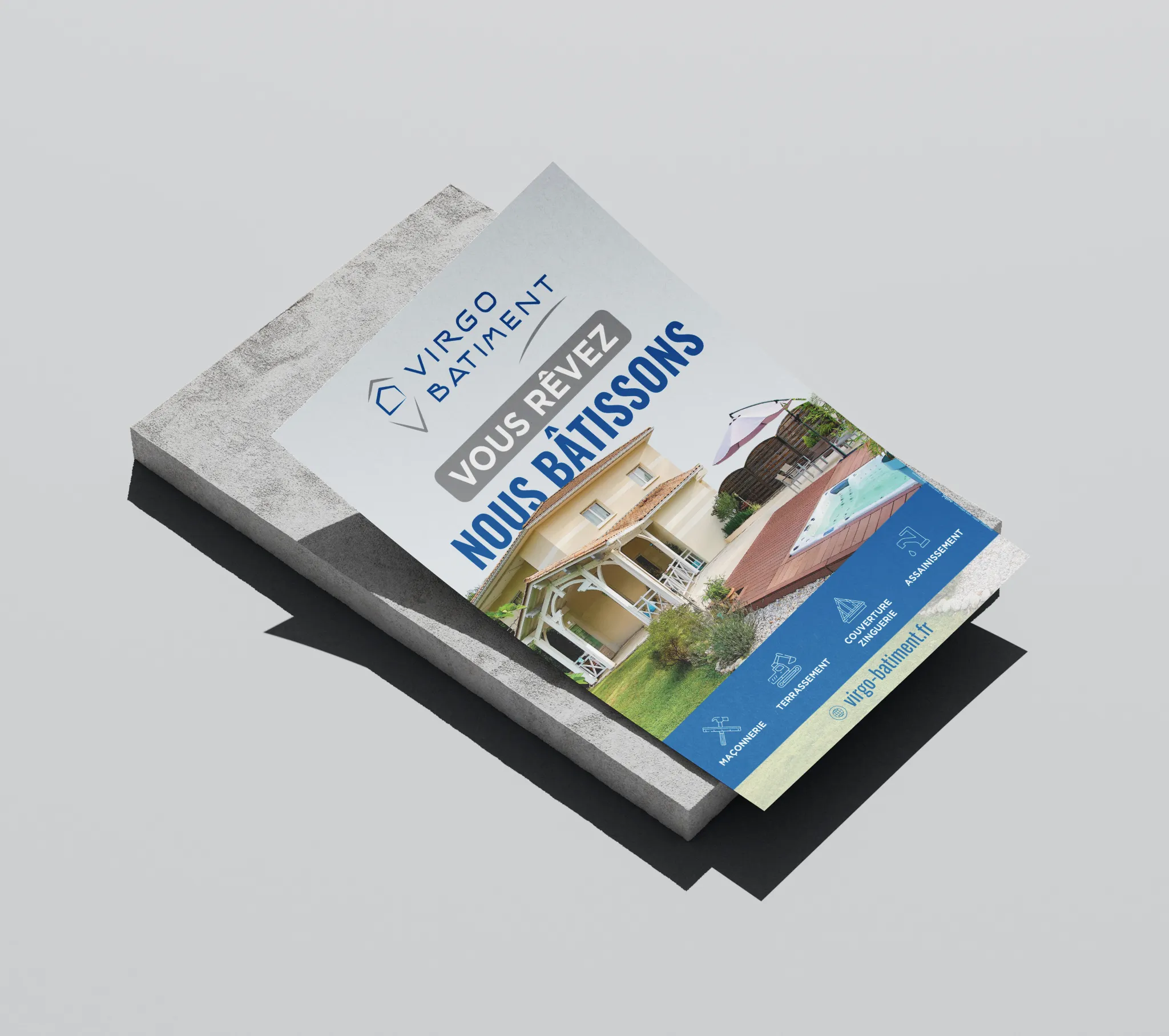 Creation affiche maconnerie Perigueux