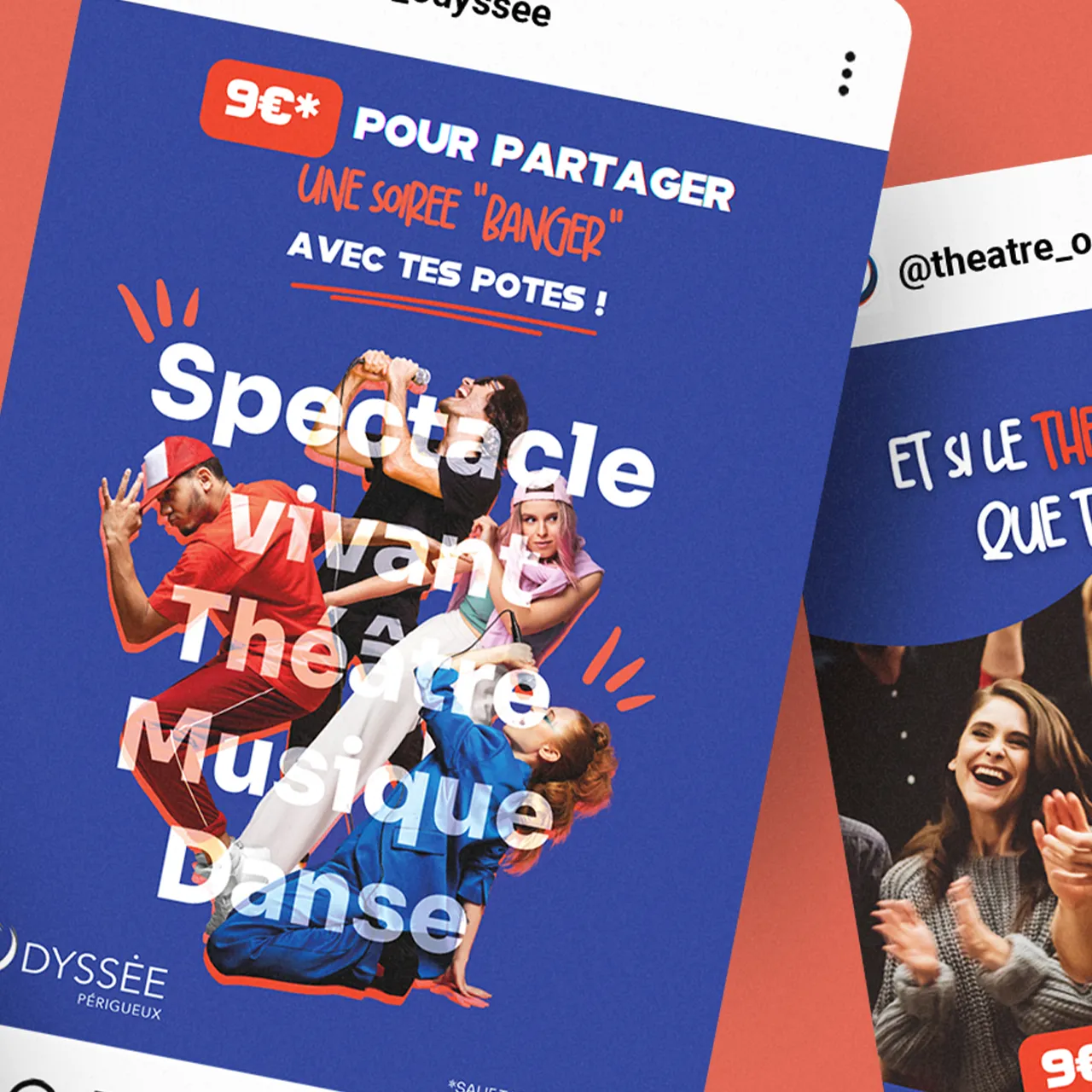 publications réseaux sociaux théâtre périgueux