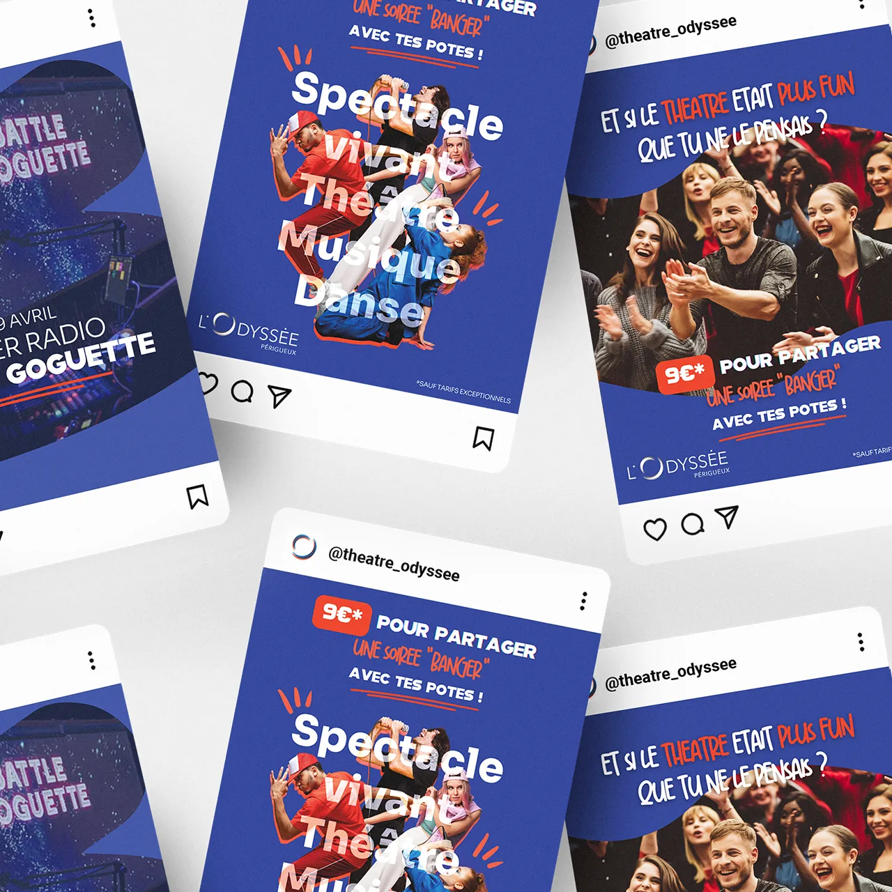 publications réseaux sociaux théâtre périgueux