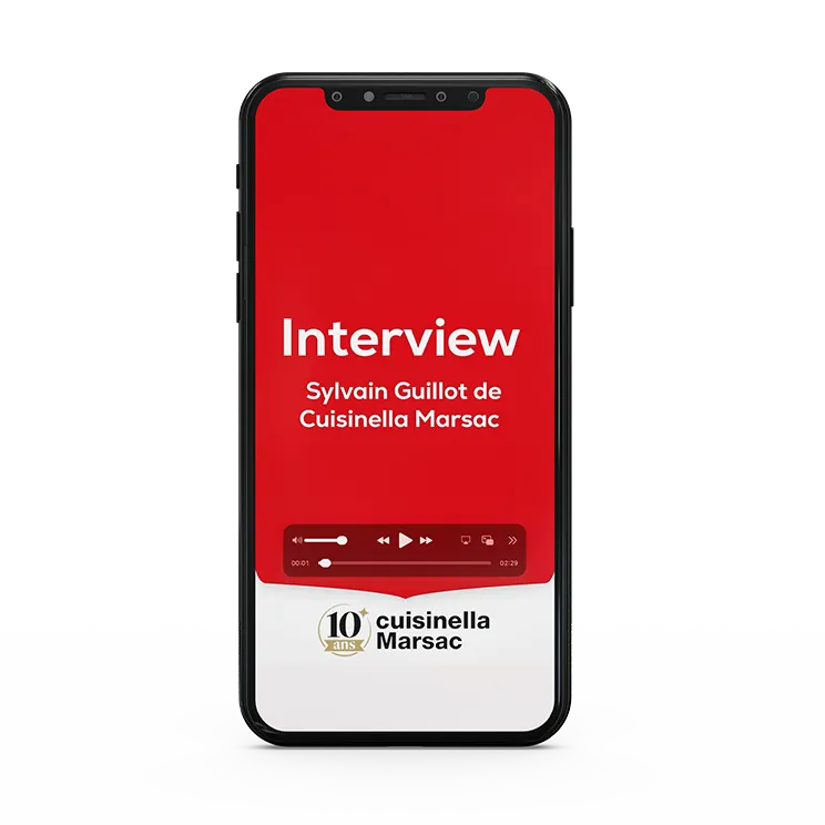 vidéo interview réseaux sociaux cuisiniste marsac