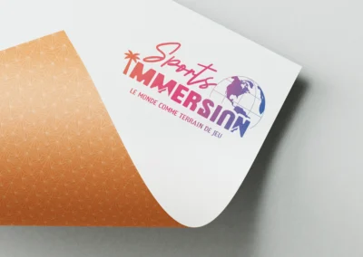 Création logo – Sports Immersion – Séjours immersifs sportifs et linguistiques