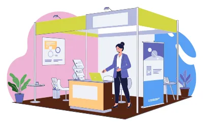 créer un stand qui attire l’attention