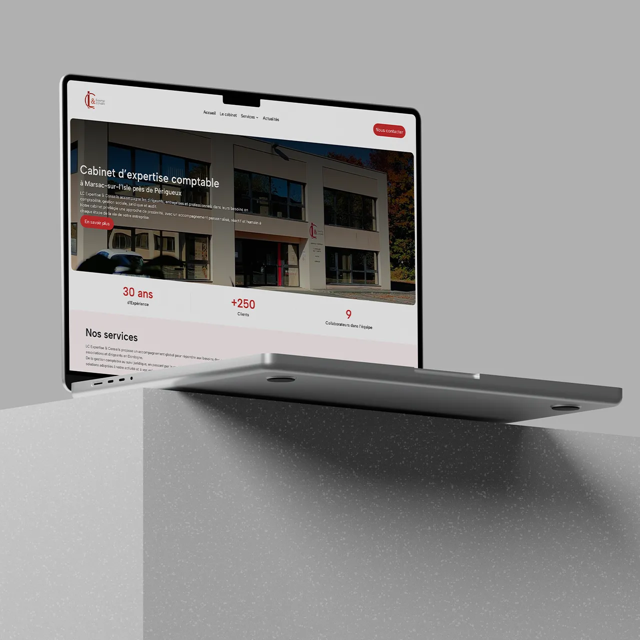 création site web cabinet comptable marsac