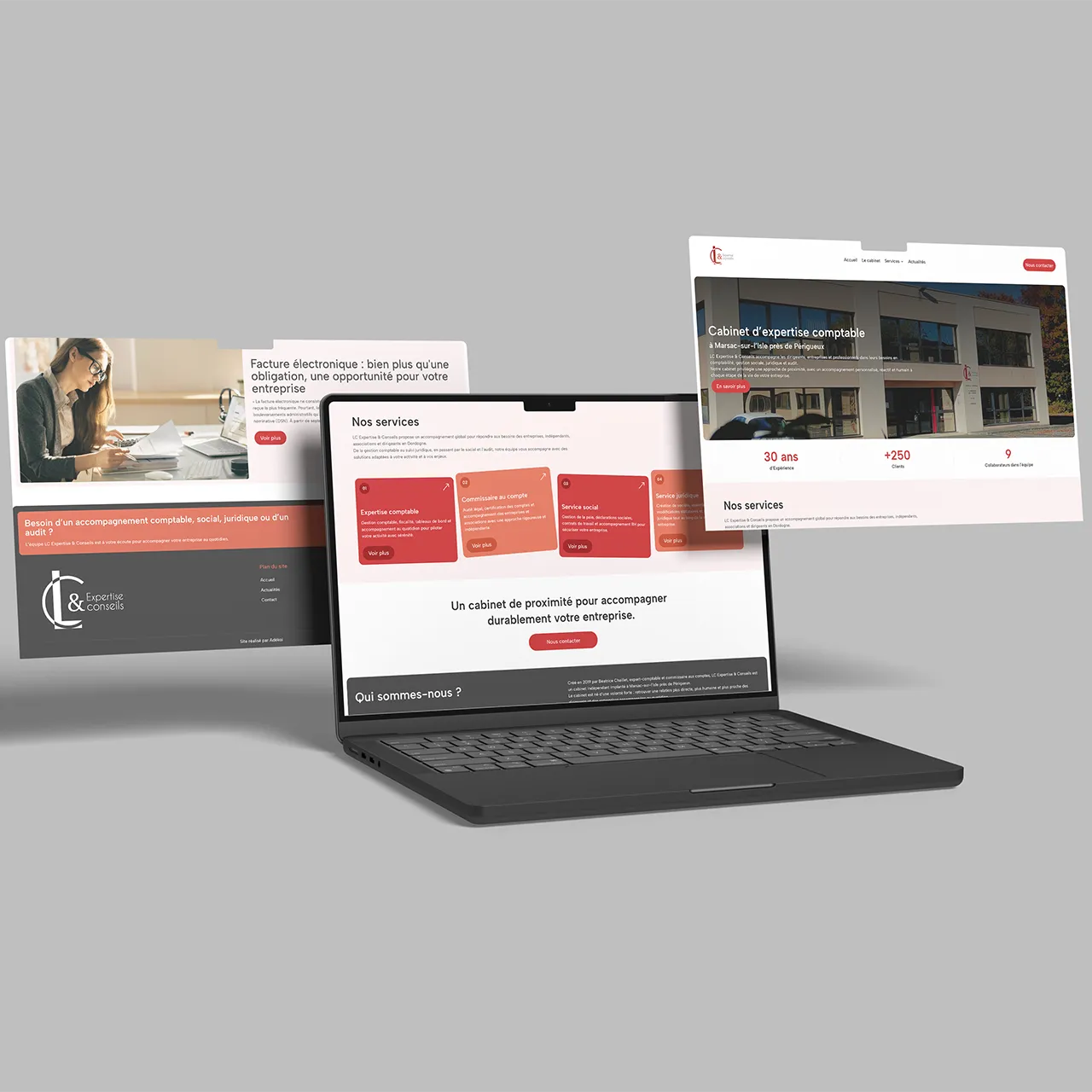 création site web cabinet comptable marsac