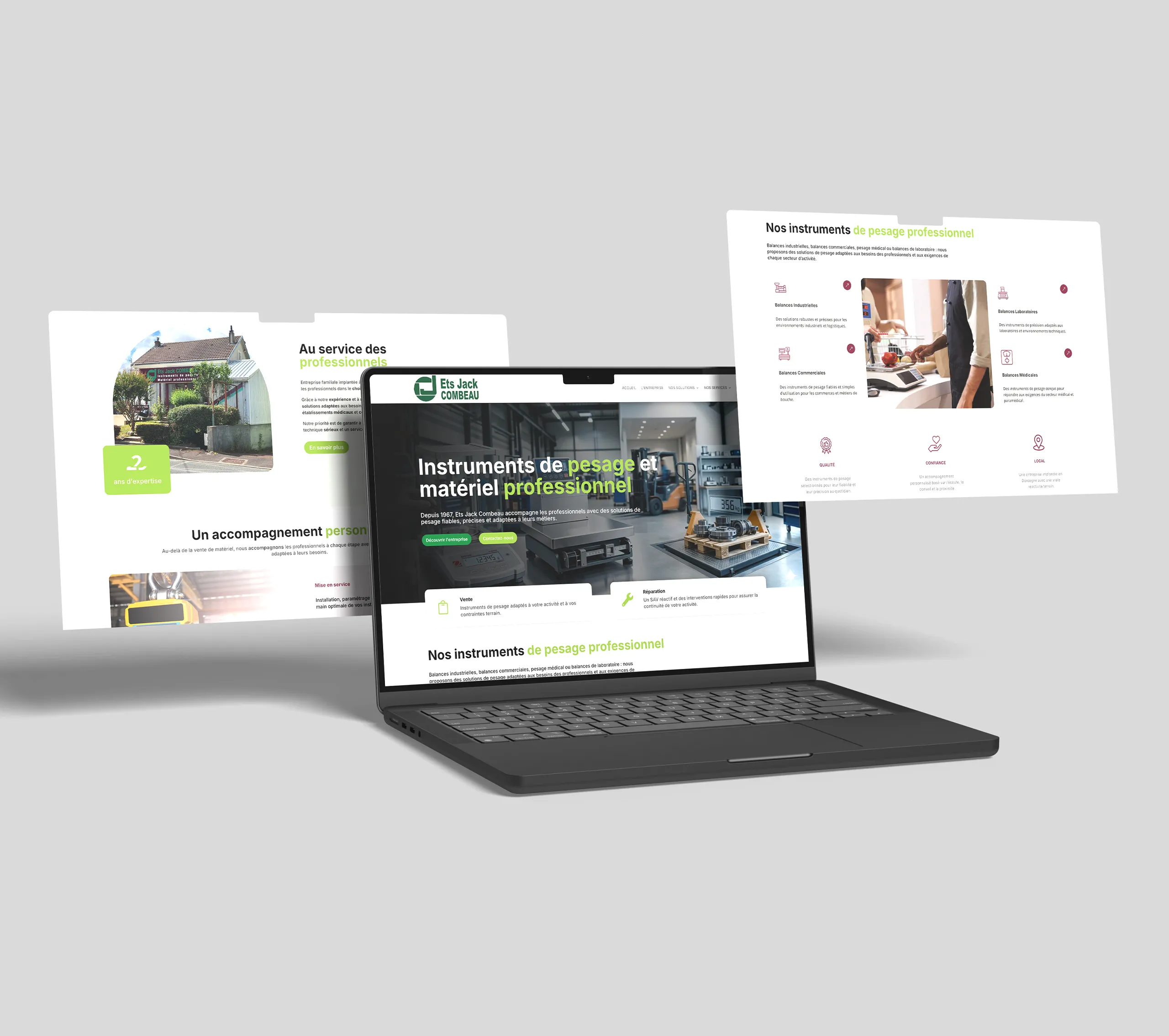 création site web solution pesage professionnel périgueux