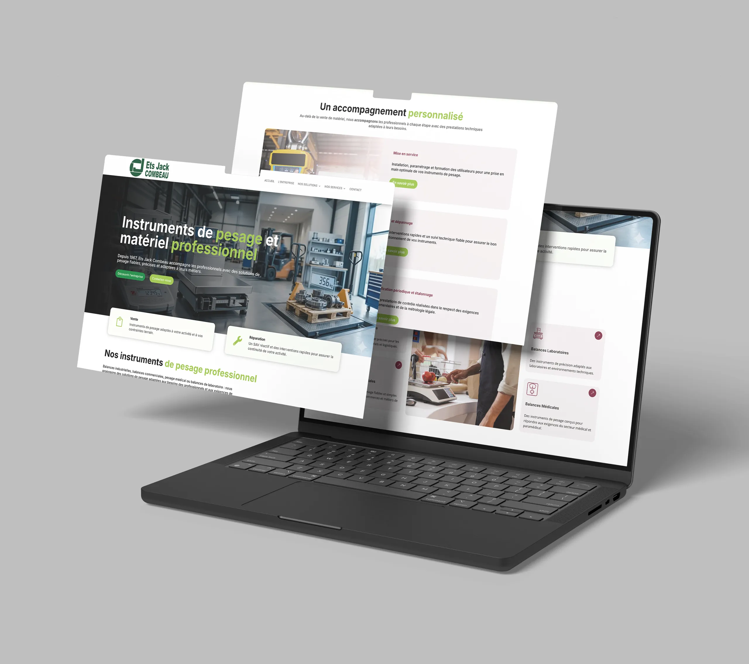 création site web solution pesage professionnel périgueux