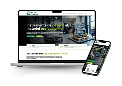 Refonte de site web – Solutions de pesage professionnel – Trélissac